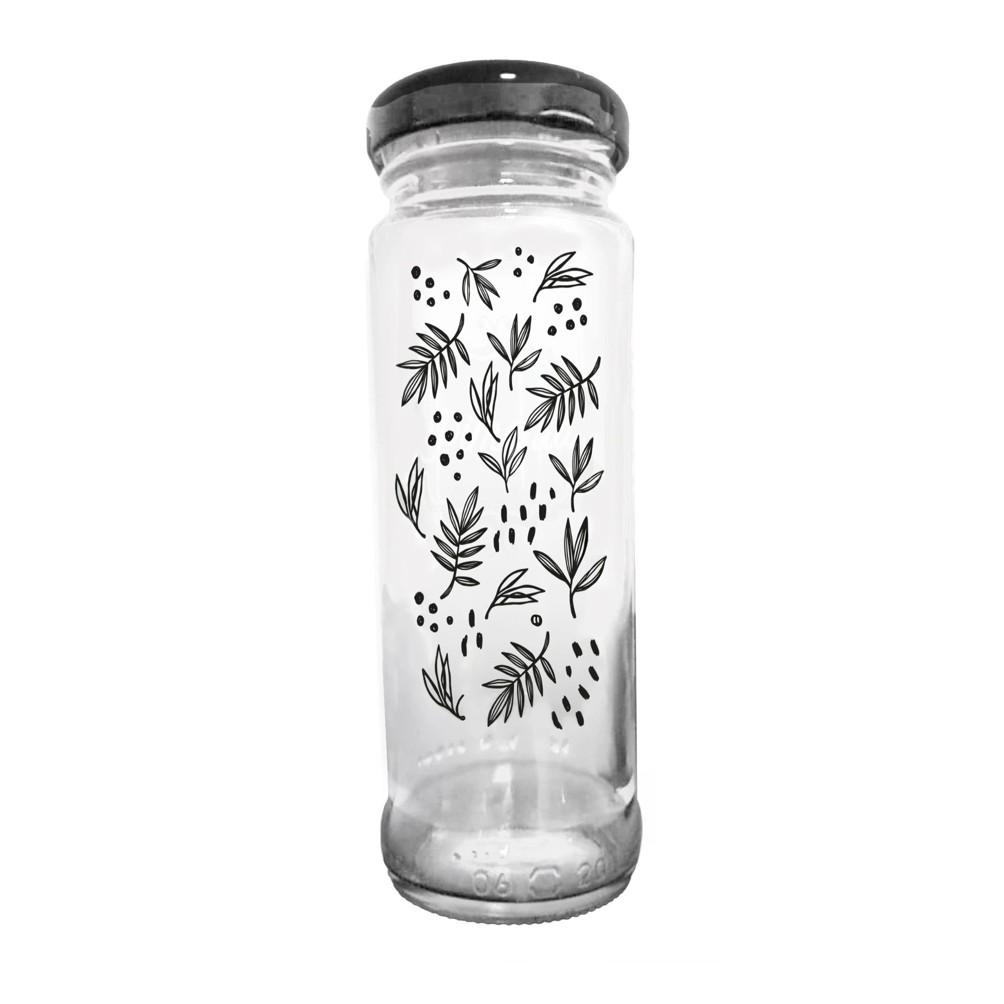 POTE DE VIDRO 100ML COM TAMPA METÁLICA NATURA